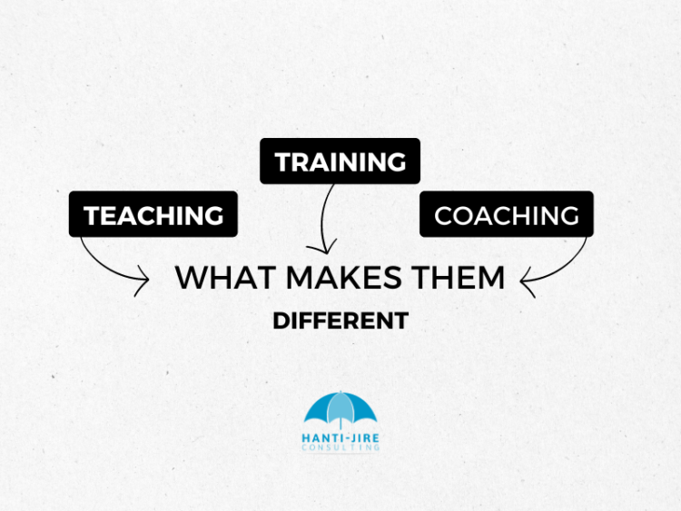 Teaching, Training, and Coaching What Makes Them Different